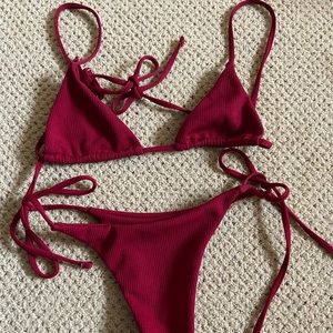Zara matching set swim suit